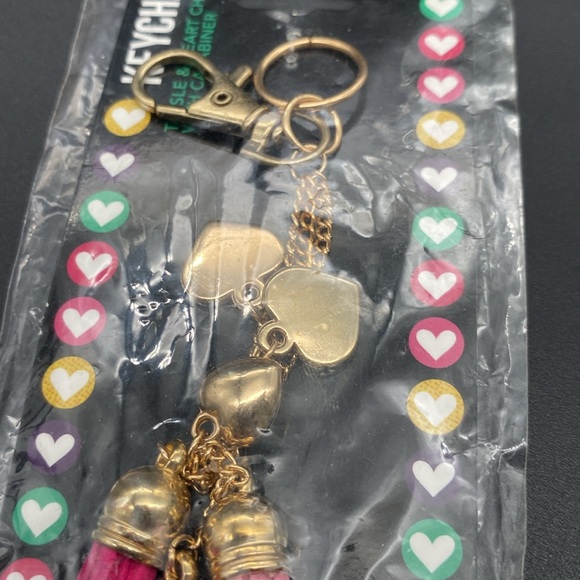 Item 677 Multi Pink Tassel Keychain - Picture 4 of 4